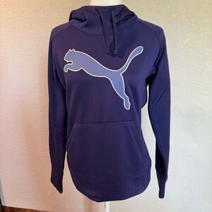 Puma | purple | hooded sweatshirt | Sz M